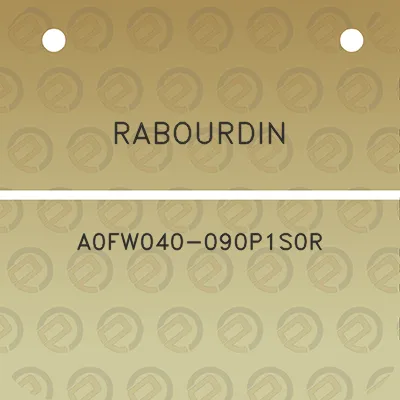 rabourdin-a0fw040-090p1s0r