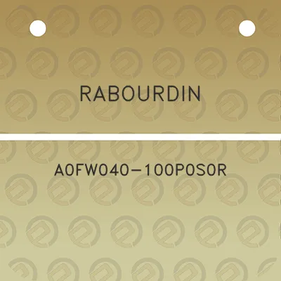 rabourdin-a0fw040-100p0s0r