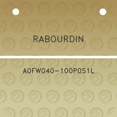 rabourdin-a0fw040-100p0s1l