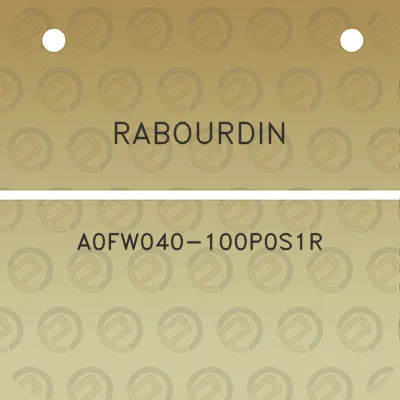rabourdin-a0fw040-100p0s1r