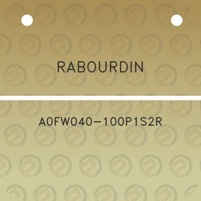 rabourdin-a0fw040-100p1s2r