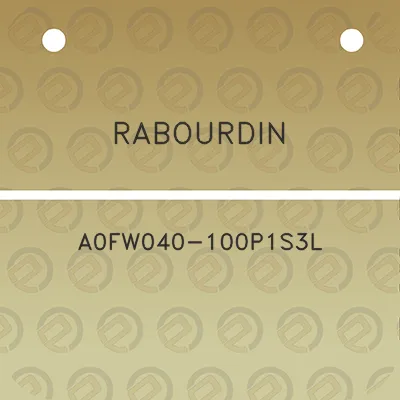 rabourdin-a0fw040-100p1s3l