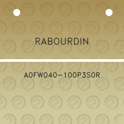 rabourdin-a0fw040-100p3s0r