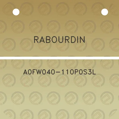 rabourdin-a0fw040-110p0s3l