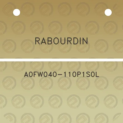 rabourdin-a0fw040-110p1s0l