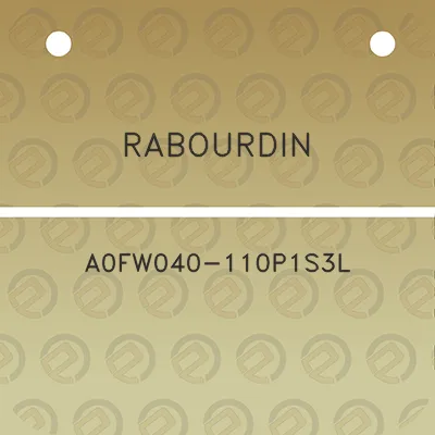 rabourdin-a0fw040-110p1s3l