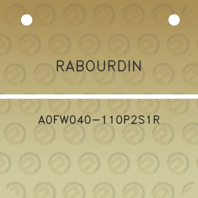 rabourdin-a0fw040-110p2s1r