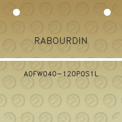 rabourdin-a0fw040-120p0s1l