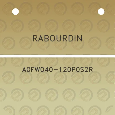 rabourdin-a0fw040-120p0s2r