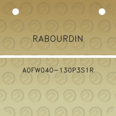 rabourdin-a0fw040-130p3s1r