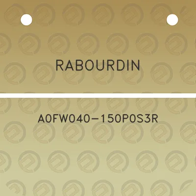 rabourdin-a0fw040-150p0s3r