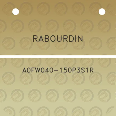 rabourdin-a0fw040-150p3s1r