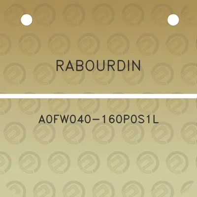 rabourdin-a0fw040-160p0s1l