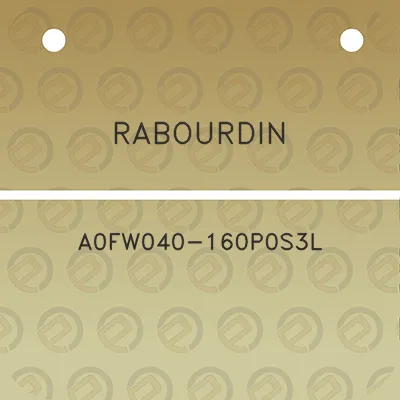 rabourdin-a0fw040-160p0s3l