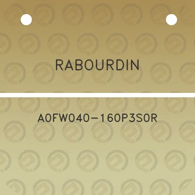 rabourdin-a0fw040-160p3s0r