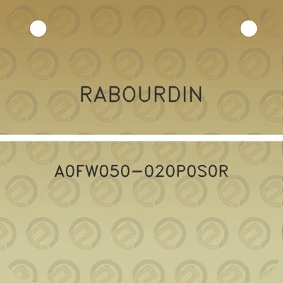 rabourdin-a0fw050-020p0s0r