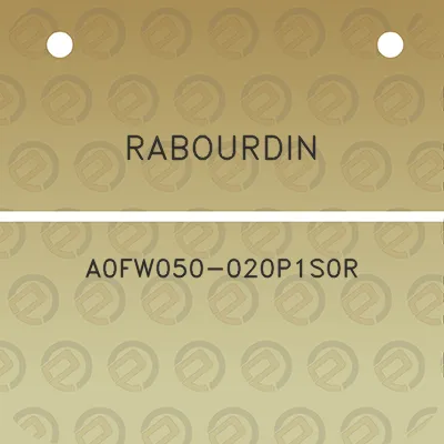 rabourdin-a0fw050-020p1s0r