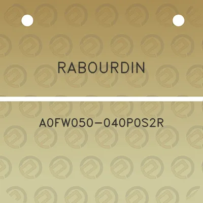 rabourdin-a0fw050-040p0s2r