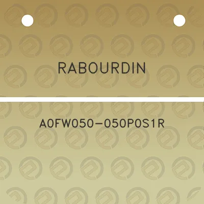 rabourdin-a0fw050-050p0s1r