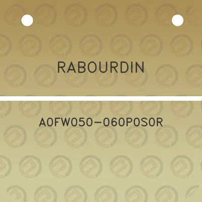 rabourdin-a0fw050-060p0s0r