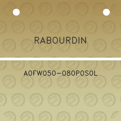 rabourdin-a0fw050-080p0s0l