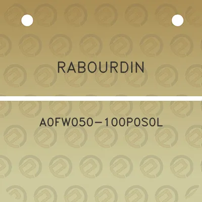 rabourdin-a0fw050-100p0s0l