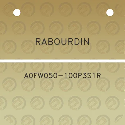 rabourdin-a0fw050-100p3s1r