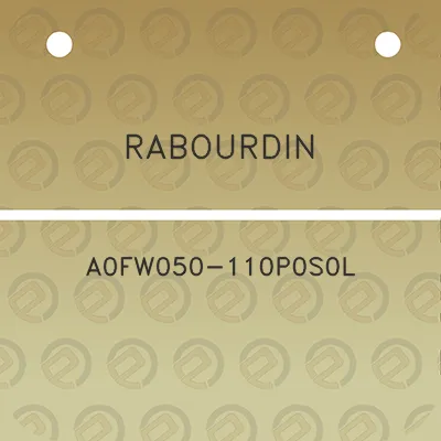 rabourdin-a0fw050-110p0s0l