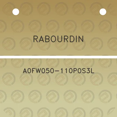 rabourdin-a0fw050-110p0s3l