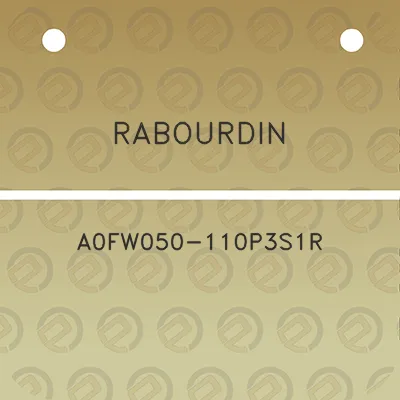rabourdin-a0fw050-110p3s1r
