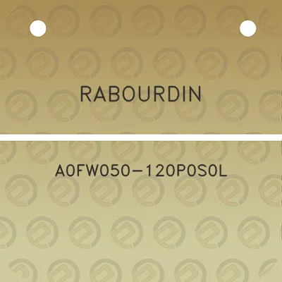 rabourdin-a0fw050-120p0s0l