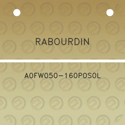 rabourdin-a0fw050-160p0s0l