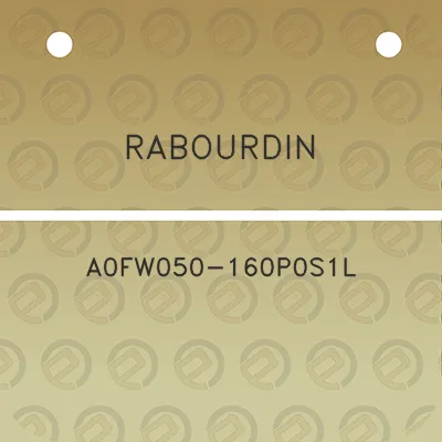 rabourdin-a0fw050-160p0s1l