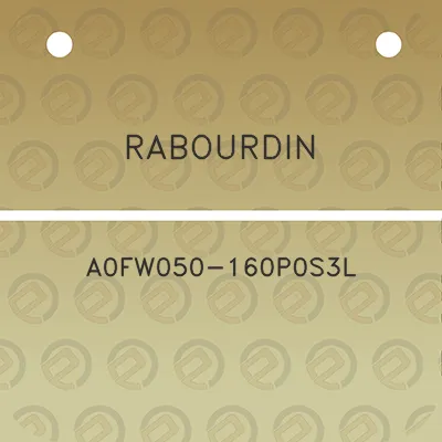 rabourdin-a0fw050-160p0s3l