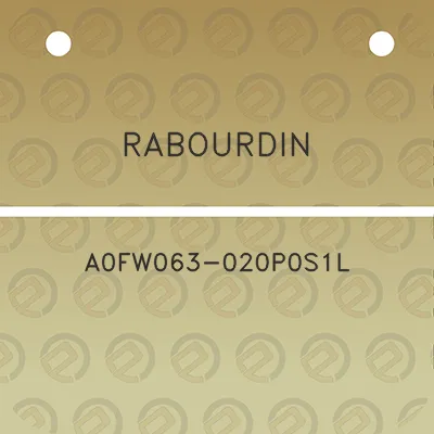 rabourdin-a0fw063-020p0s1l