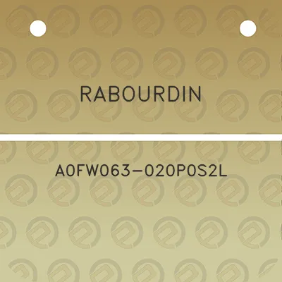 rabourdin-a0fw063-020p0s2l