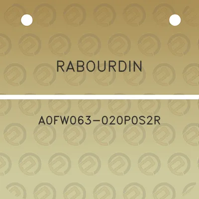 rabourdin-a0fw063-020p0s2r