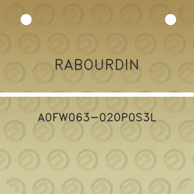 rabourdin-a0fw063-020p0s3l