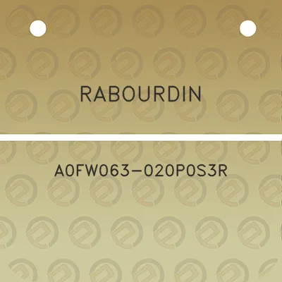 rabourdin-a0fw063-020p0s3r