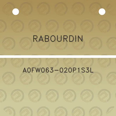 rabourdin-a0fw063-020p1s3l