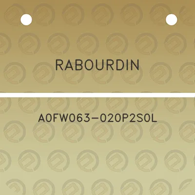 rabourdin-a0fw063-020p2s0l