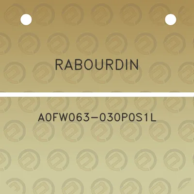 rabourdin-a0fw063-030p0s1l