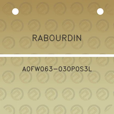 rabourdin-a0fw063-030p0s3l