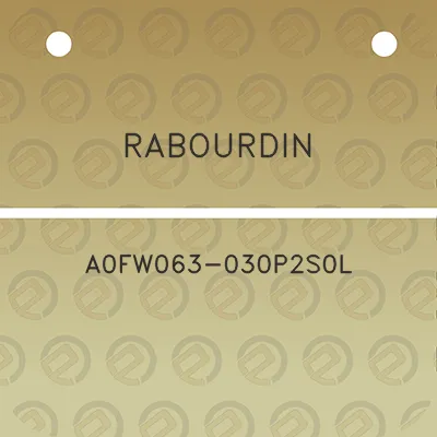 rabourdin-a0fw063-030p2s0l