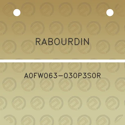 rabourdin-a0fw063-030p3s0r