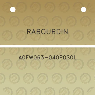 rabourdin-a0fw063-040p0s0l