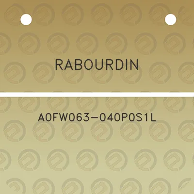 rabourdin-a0fw063-040p0s1l