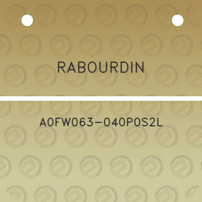 rabourdin-a0fw063-040p0s2l