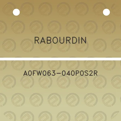 rabourdin-a0fw063-040p0s2r