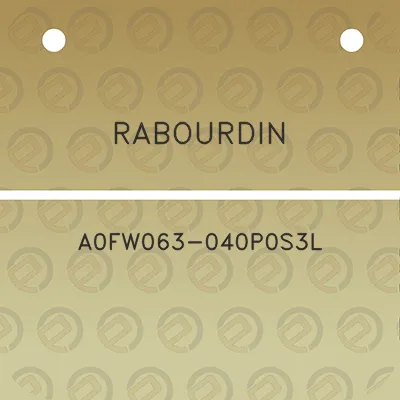 rabourdin-a0fw063-040p0s3l